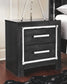 Kaydell - Black - Two Drawer Night Stand