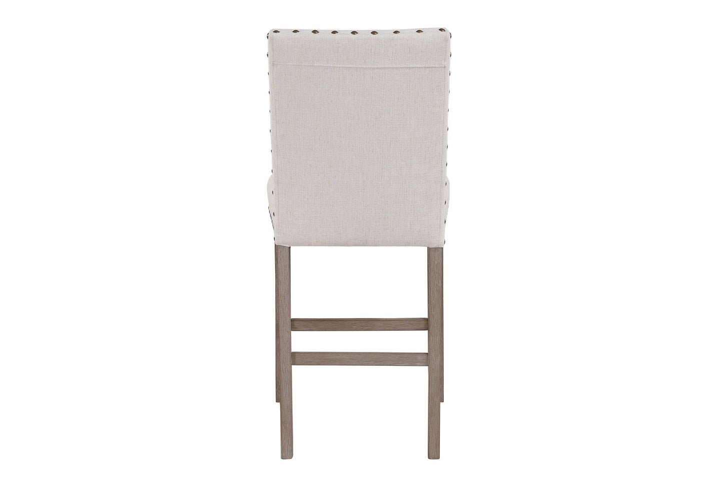 D1622 - Bar Stool - White / Brown