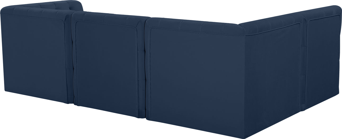 Tuft - Modular Sectional 4 Piece - Navy