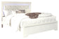 Pompei - 4 Piece Queen Bedroom Set (Queen Bed With LED, Dresser, Mirror, Nightstand) - White