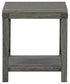 Freedan - Grayish Brown - Square End Table