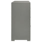 Ives - 6-Drawer Dresser Cabinet - Gray High Gloss