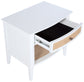 Bexhill - 1-Drawer Nightstand Bedside Table - White