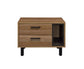 Trolgar - Accent Table - Brown Oak & Black Finish