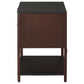 Zimmerlee - 2-Drawer Side Table with Shelf - Rust Brown