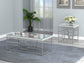 Dafina - Rectangular Mirrored Top Coffee Table - Chrome