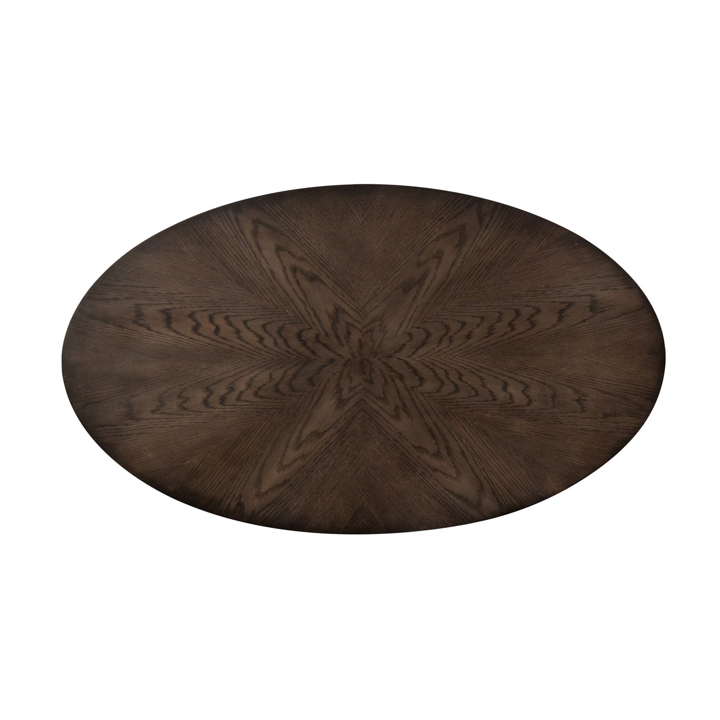 Penton - Oval Cocktail Table - Dark Brown