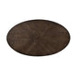 Penton - Oval Cocktail Table - Dark Brown