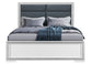 Andros - Full Bed With LED - Silver