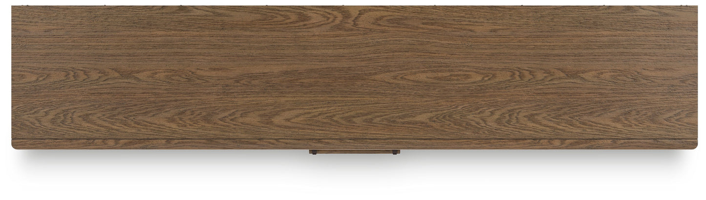 Roanhowe - Brown - Extra Large TV Stand