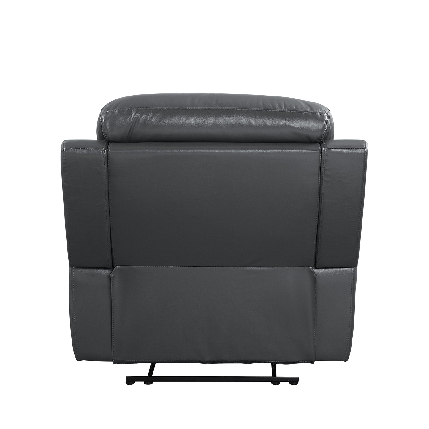 Lamruil - Recliner - Gray Top Grain Leather