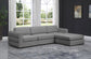 Beckham - Modular Sectional 4 Piece- Gray