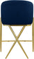 Xavier - Counter Stool with Gold Legs