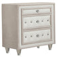 Antonella - Upholstered 3-Drawer Nightstand