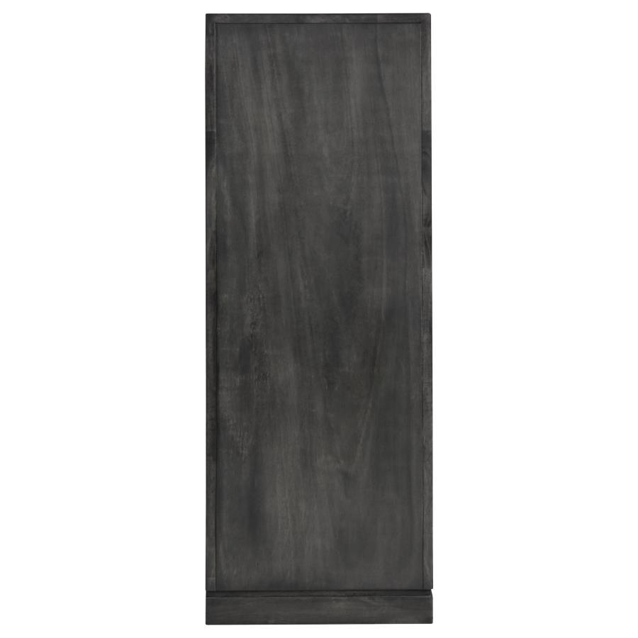 Lorenzo - 5-Drawer Bedroom Chest - Dark Gray