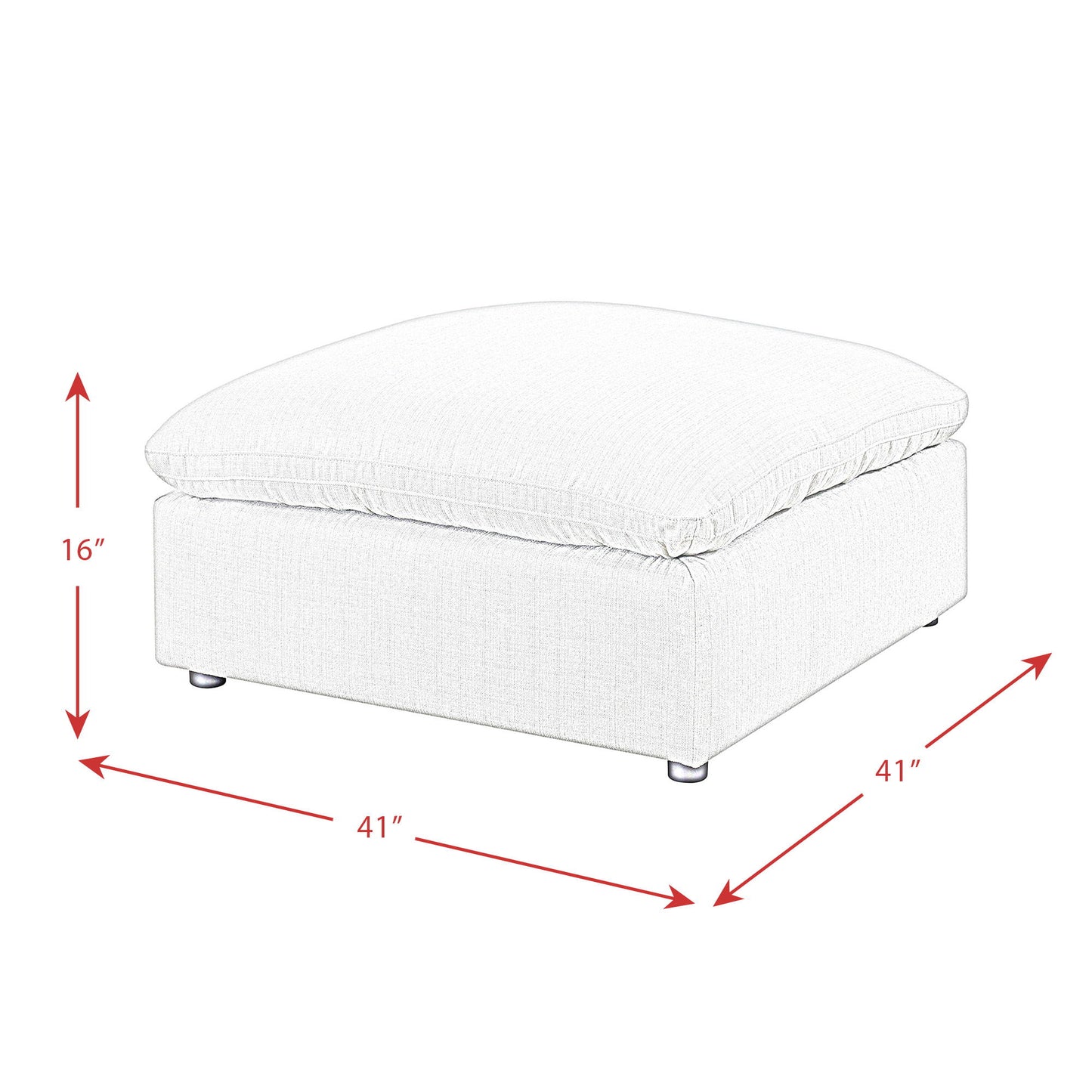 Cloud - 9 Ottoman