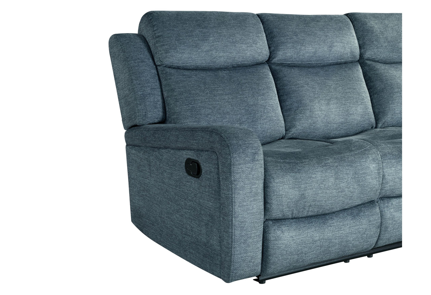 U6024 - 9 Reclining Sofa / Console Reclining Loveseat - Dark Gray