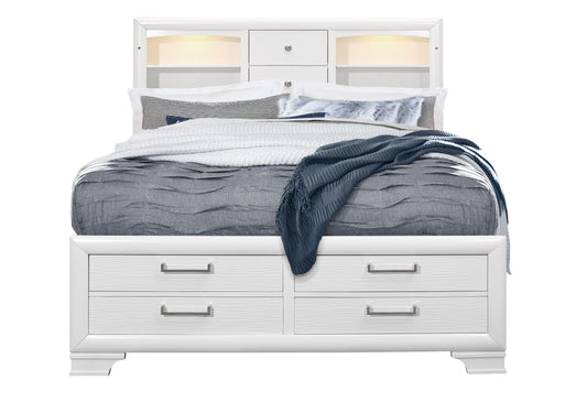 Jordyn - King Bed - White