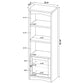 Laughlin - 3 Shelf Engineered Wood Media Tower