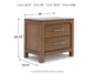 Cabalynn - Light Brown - Two Drawer Night Stand