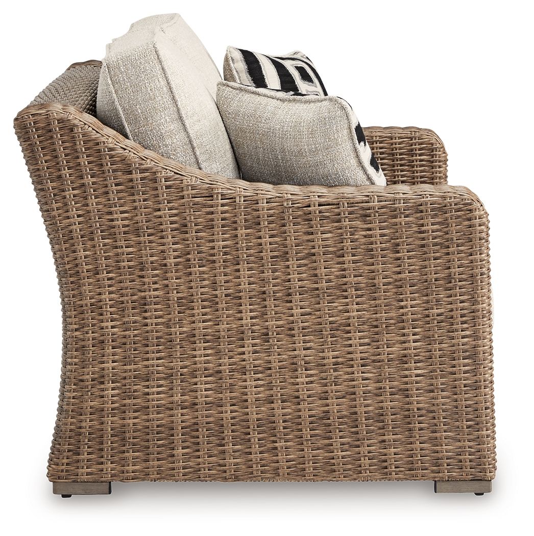 Beachcroft - Beige - Loveseat With Cushion