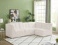 Relax - Modular Sectional 4 Piece - Cream