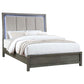 Kieran - Wood LED Panel Bed