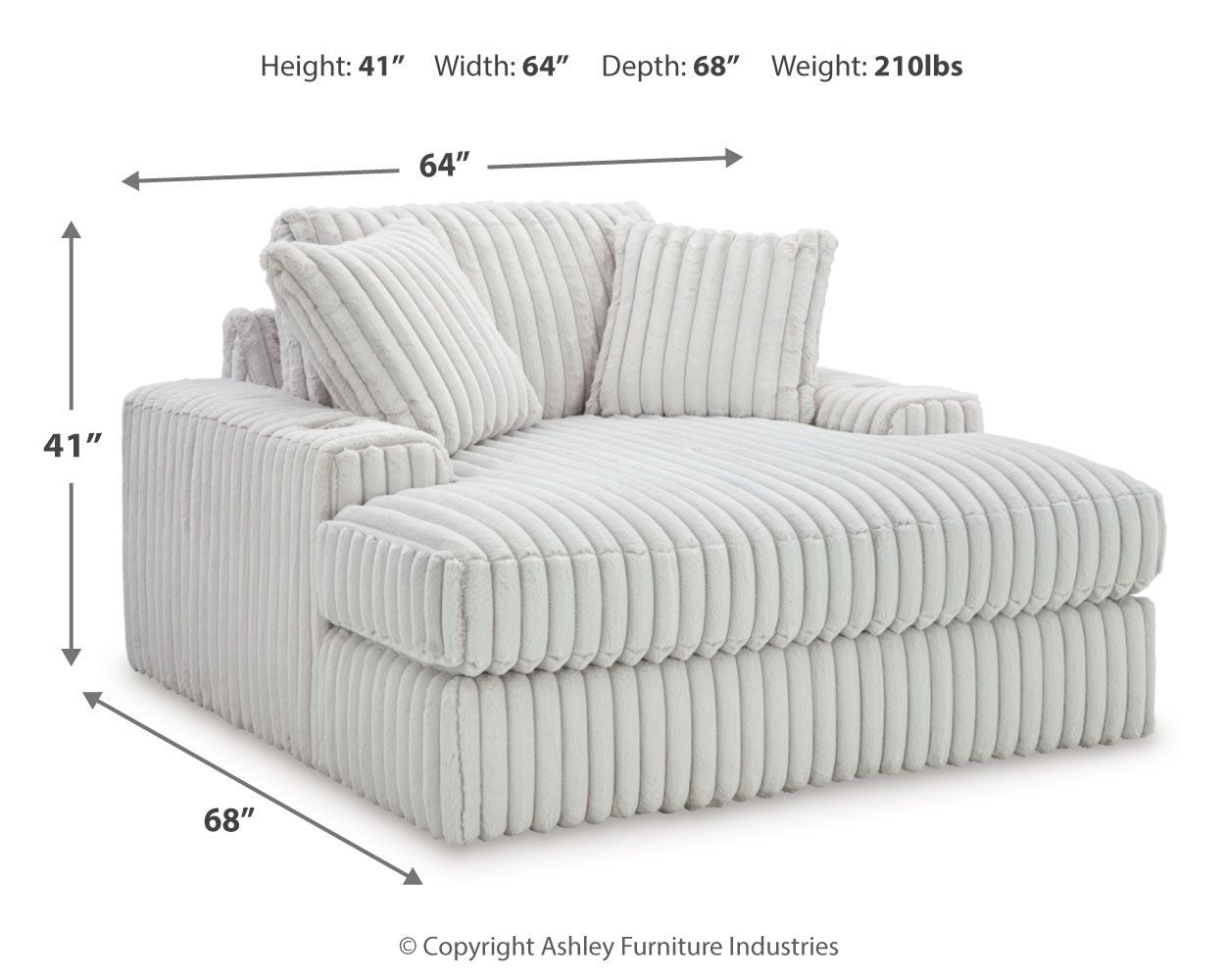 Stupendous - Alloy - Oversized Chaise