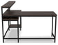 Camiburg - Warm Brown - L-desk With Storage