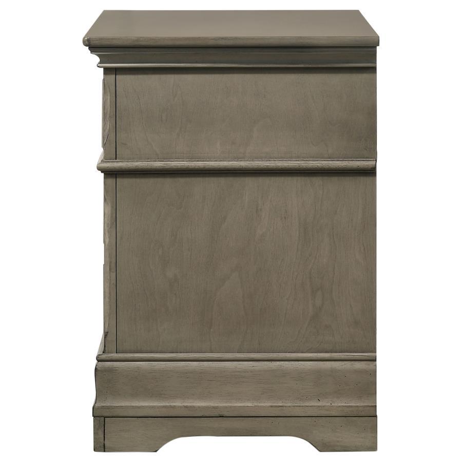 Manchester - 3-Drawer Nightstand - Wheat Brown