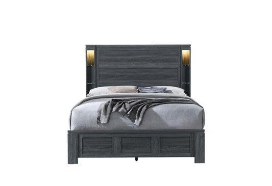 Cypress - Queen Bed - Dark Gray