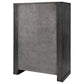 Lorenzo - 5-Drawer Bedroom Chest - Dark Gray