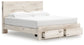 Lawroy - Panel Bed With Storage