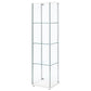 Bellatrix - 4-Shelf Clear Glass Curio Cabinet