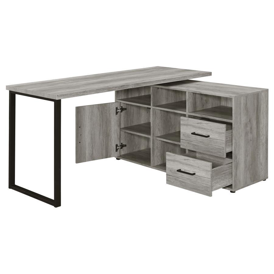 Hertford - L-Shape Office Desk with Storage