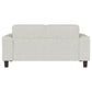 Deerhurst - Upholstered Track Arm Tufted Loveseat - Greige