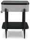 Jorvalee - Gray / Black - Accent Table With Speaker