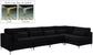 Julia - Modular Sectional 5 Piece - Black