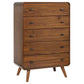 Robyn - 5-Drawer Chest - Dark Walnut