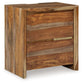 Dressonni - Brown - Two Drawer Night Stand