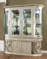 HD-8088 - China Cabinet - Silver With Gold Highlight