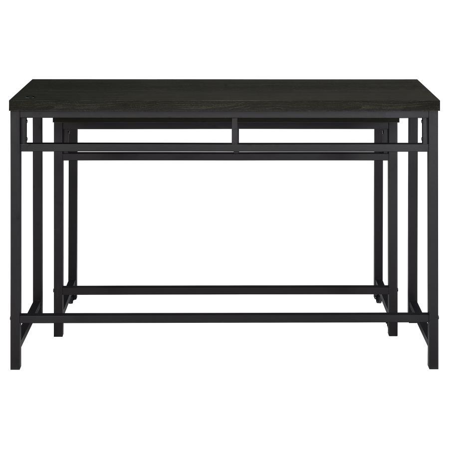 Hawes - 4 Piece Multipurpose Counter Height Table Set - Black