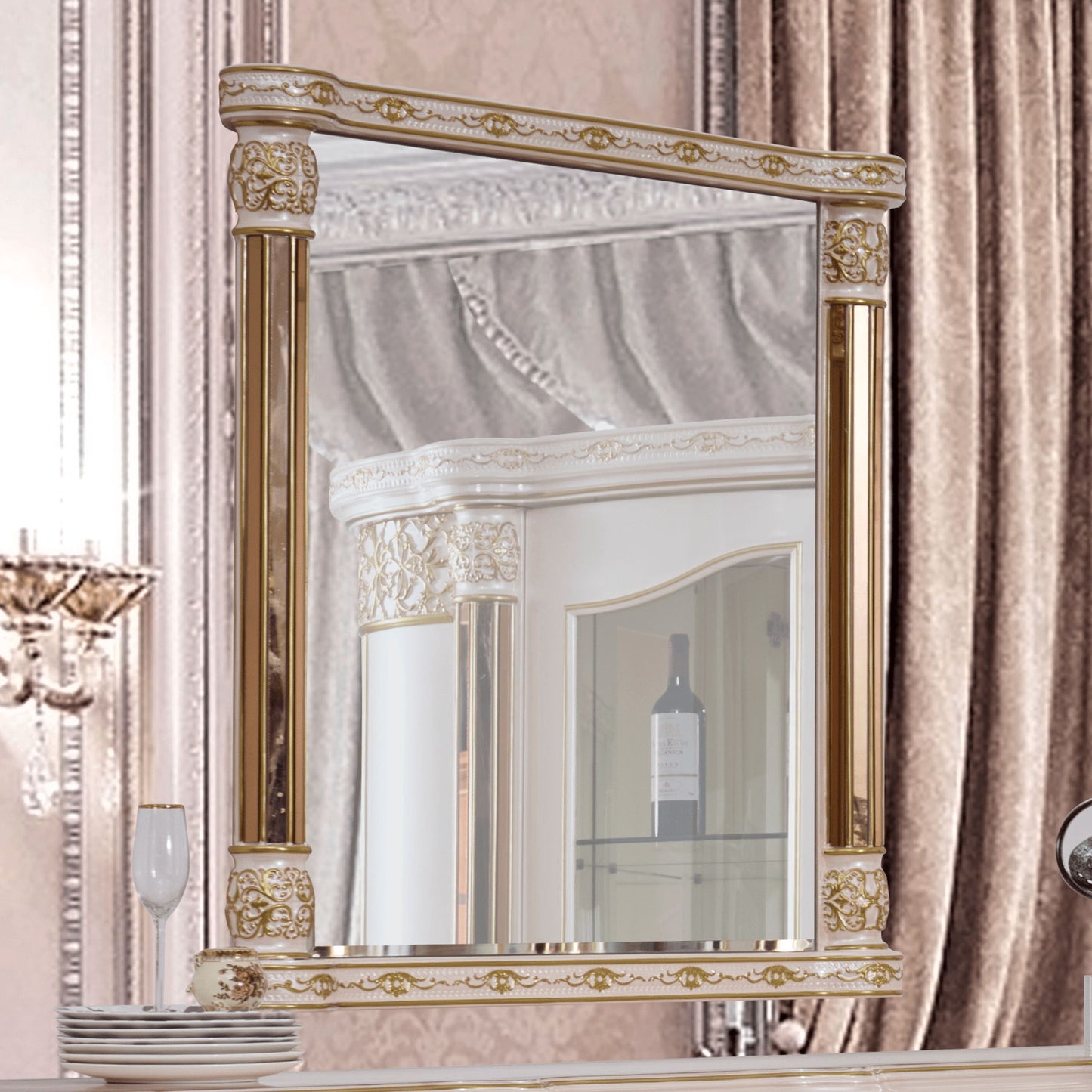 HD-9022 - Mirror - White