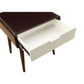 Christa - End Table - Espresso & White