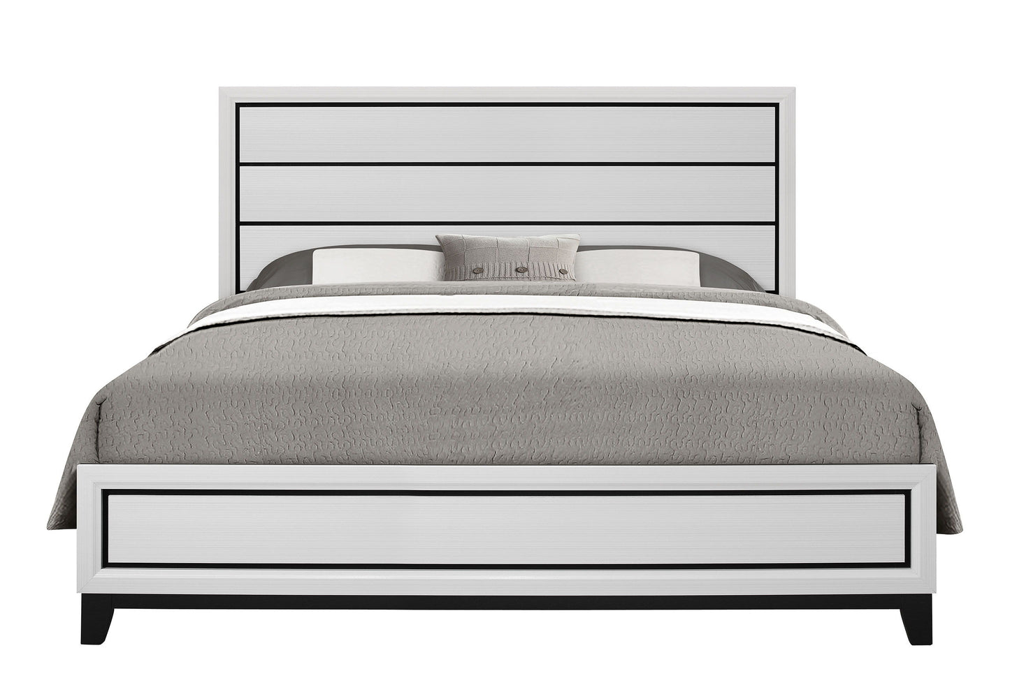 Kate - King Bed - White