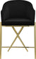 Xavier - Counter Stool with Gold Legs