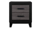 Lisbon - Nightstand - Gray / Black