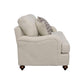 Glenn - Upholstered English Arm Loveseat - Light Gray