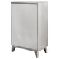 Leighton - 5-Drawer Bedroom Chest - Metallic Mercury