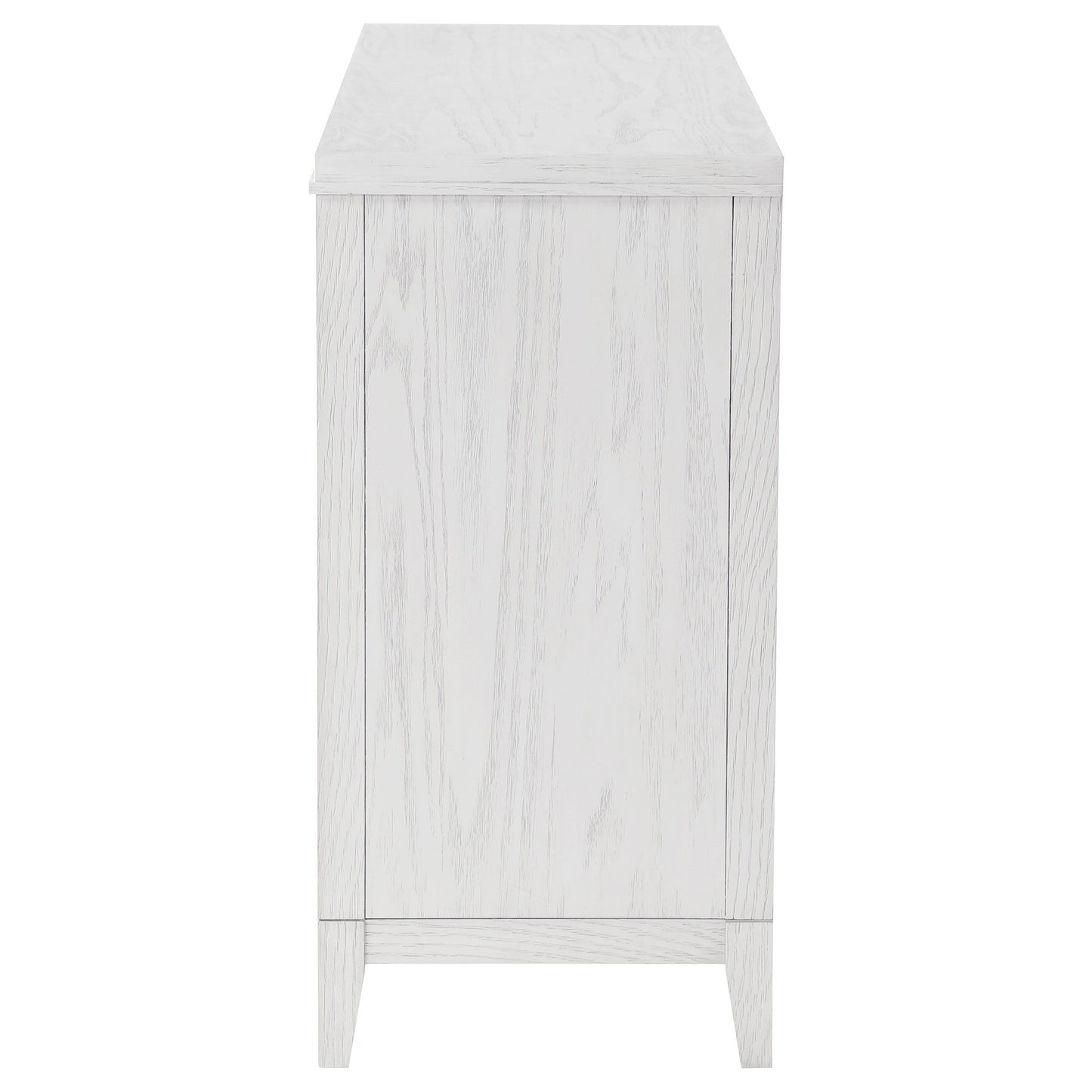 Marielle - 6-Drawer Bedroom Dresser - Distressed White